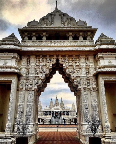 BAPS Shri Swaminarayan Mandir Houston [OC] 1242-1549 #building #architecture #design # ...