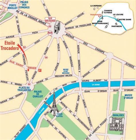 Plan Arc de triomphe Paris - Carte Arc de triomphe Paris (France)