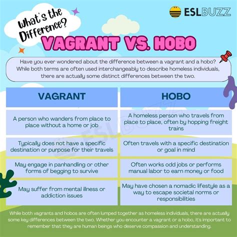 Vagrant vs. Hobo: Different Kinds of People on the Road Trip! - ESLBUZZ