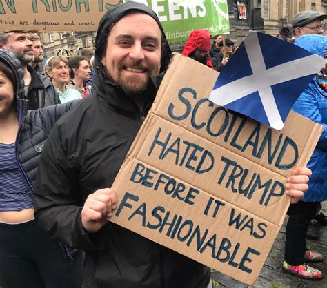 The best anti-Trump protest signs in Edinburgh - Edinburgh Live