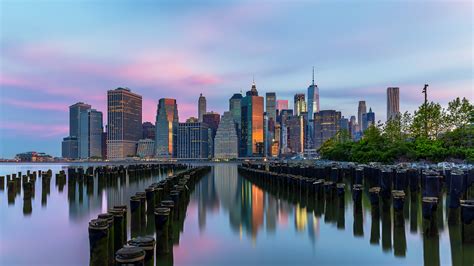 Brooklyn Bridge Park at Sunrise 5K Wallpapers | HD Wallpapers | ID #30591