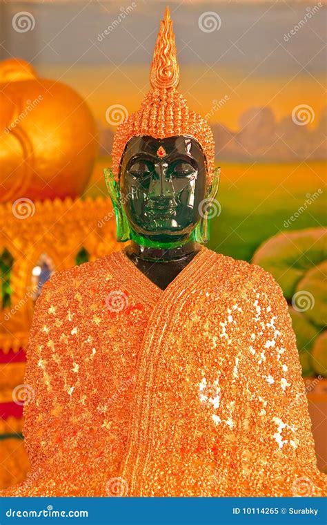 Emerald Buddha Image with Fully Decorated Stock Image - Image of asian, church: 10114265