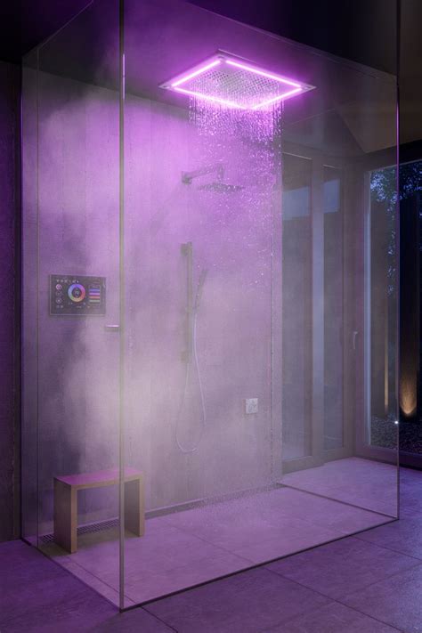 ThermaSol Steam Shower with Chromatherapy | Steam room shower, Modern shower design, Dream shower