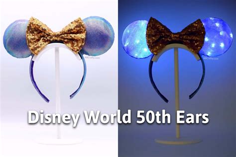 Disney World 50th Anniversary Ears - DIY Earidescent Minnie Ears