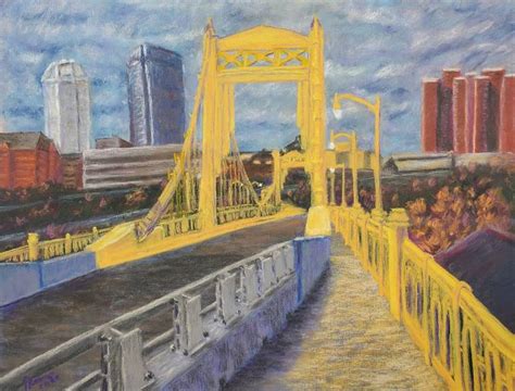 10th Street Bridge, Pittsburgh Painting by Joann Renner | Saatchi Art