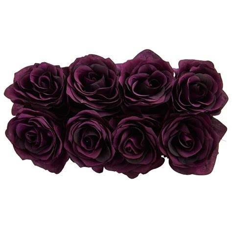 Roses Arrangement in Black Vase 1510 Nearly Natural