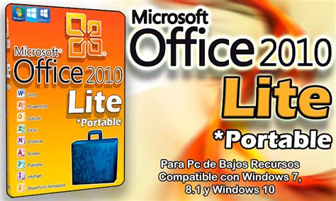 Programas y Utilidades PC: Office 2010 Lite Portable