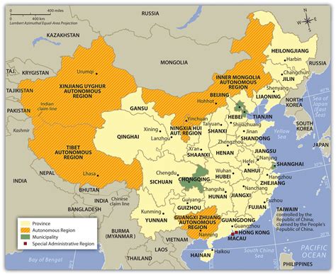 Autonomous regions of China : MapPorn