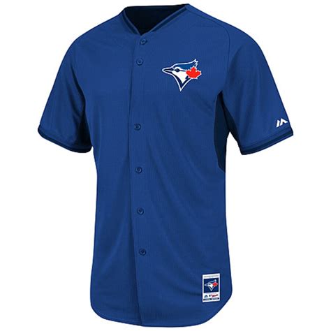 Men's Toronto Blue Jays Majestic Royal Alternate Authentic Collection On-Field Cool Base Batting ...