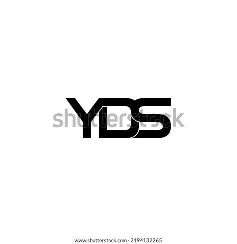 Yds Typography Letter Monogram Logo Design Stock Vector (Royalty Free ...