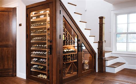 Wine Cellar Closet, Wine Cellar Basement, Wine Closet, Bar Under Stairs, Under Stairs Wine ...