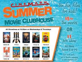 Cinemark Summer Movies for $1