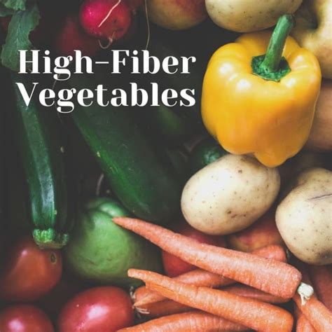 High-Fiber Fruits and Vegetables List - CalorieBee