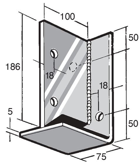 Stainless Beam Support Dimensions - Anzor