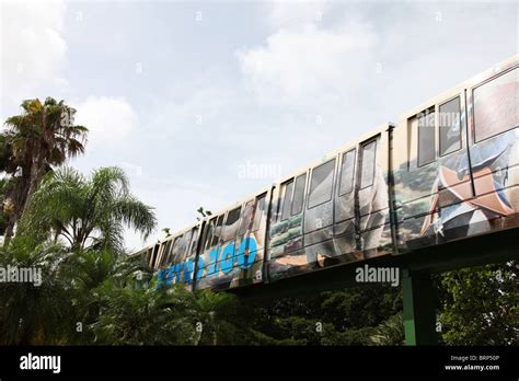 miami zoo monorail Stock Photo - Alamy