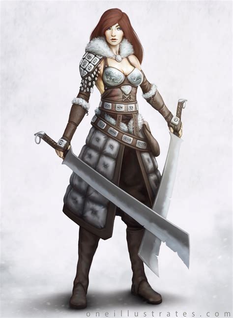 ArtStation - Female Warrior Concept