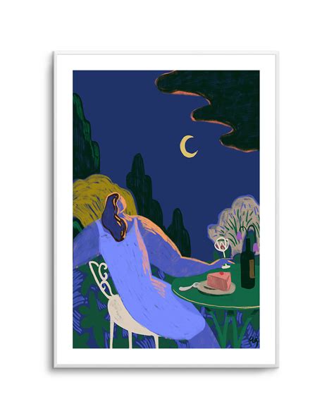 Moon Beam by Arty Guava | Art Print – Olive et Oriel