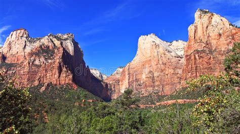 Mount Zion National Park stock photo. Image of geological - 16981446