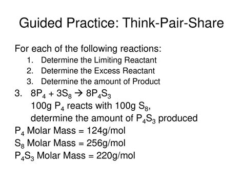 Limiting Reactants Chemistry Unit 4.5, Day ppt download