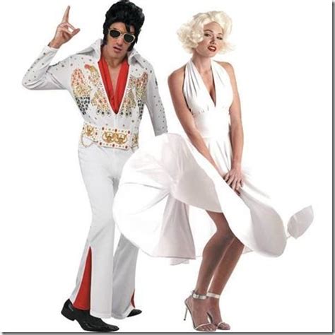 Costumes for couples | Elvis costume, Couples costumes, Marilyn monroe costume halloween