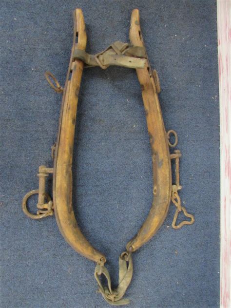 Lot Detail - VINTAGE HORSE HARNESS HAMES