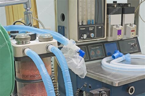 Closeup of hospital ventilator machine — Stock Photo © paulvinten #4556455