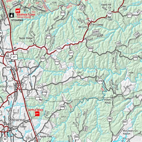 Daniel Boone National Forest Map