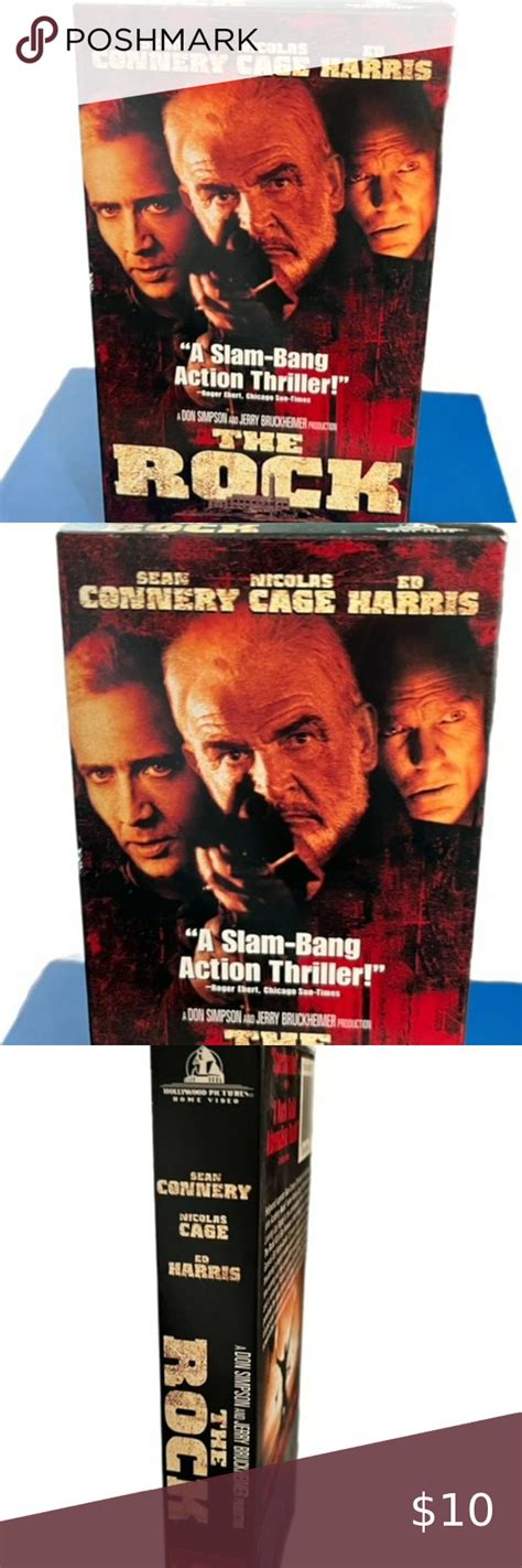 The Rock VHS Nicolas Cage Sean Connery Ed Harris Alcatraz Island 1998 ...