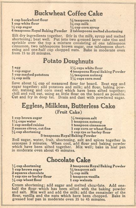 Daily Good: Frugal Depression Era Recipes