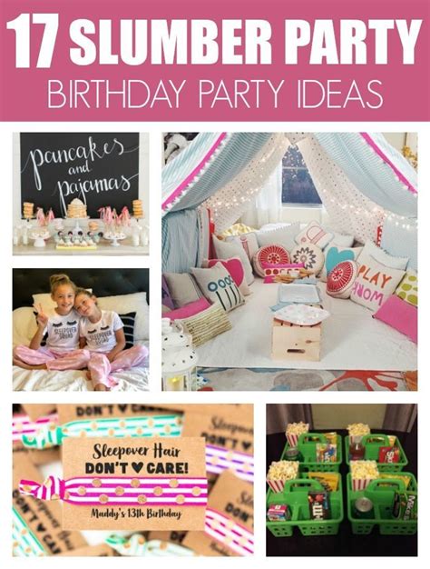 17 Fun Slumber Party Ideas | Birthday sleepover ideas, Slumber party ...