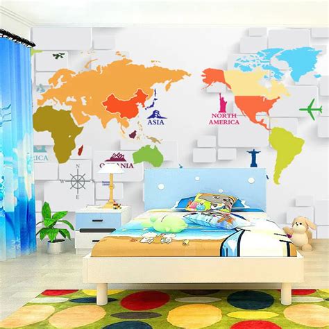 23 Ideas for World Map Kids Room - Home, Family, Style and Art Ideas