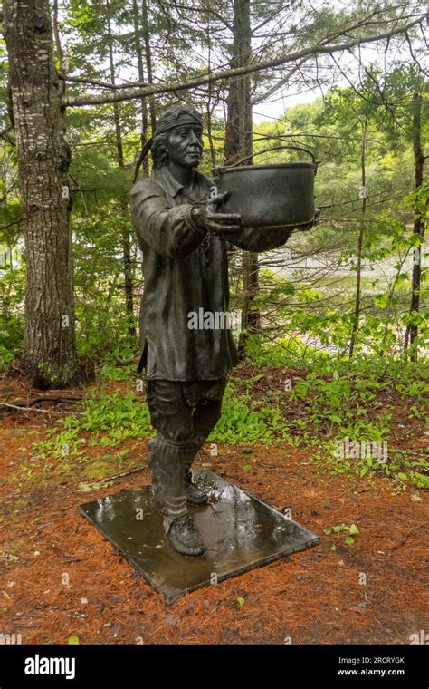 Saint Croix Island International Historic site in Calais Maine Stock ...