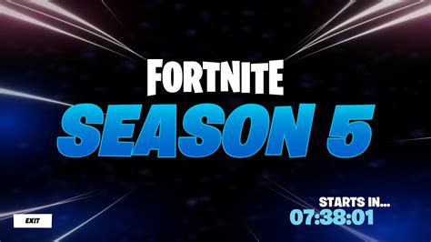 Fortnite Season 5 Countdown Timer Live | Season 5 Live Event Fortnite ...