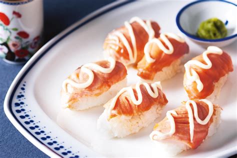 Free photo: Salmon nigiri sushi - Nigiri, Salmon, Sushi - Free Download - Jooinn