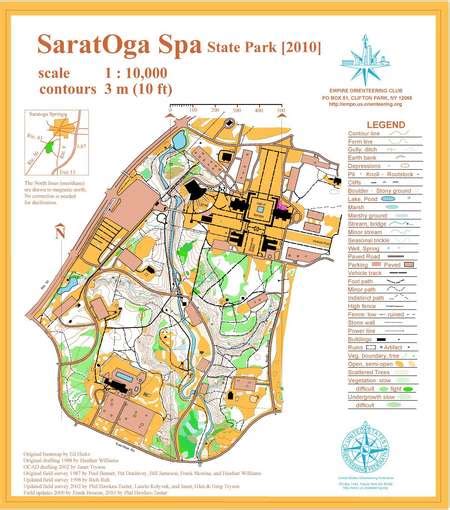 Saratoga Springs State Park Map – The World Map