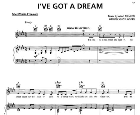 Tangled - I’ve Got A Dream Free Sheet Music PDF for Piano | Sheet music ...