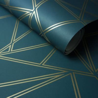 Gold Geometric Wallpaper Bathroom - 1000x1000 Wallpaper - teahub.io