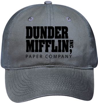 Low Pro Style Hat - Dunder Mifflin Paper Logo - Free Transparent PNG Download - PNGkey