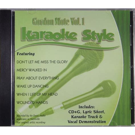 Gordon Mote Volume 1 Daywind Christian Karaoke Style NEW CD+G 6 Songs - Walmart.com - Walmart.com