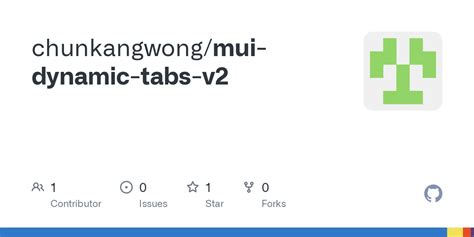 GitHub - chunkangwong/mui-dynamic-tabs-v2