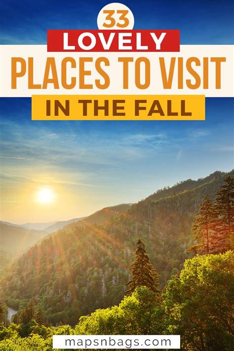 33 Best Fall Vacations in the US: Epic Places to Visit This Fall | Fall vacations, Vacations in ...