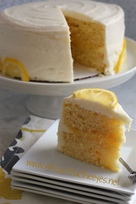 Cake With Lemon Curd And Cream Cheese Frosting - Cake Walls