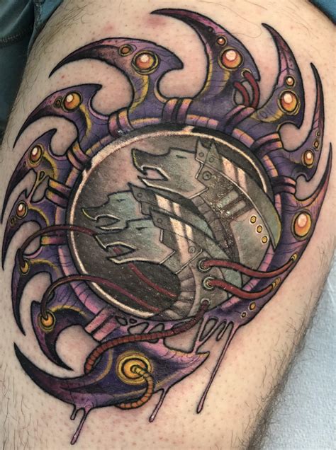 "We do what we must. Unleash the zerg." My Cerberus Program zerg tattoo. : r/starcraft