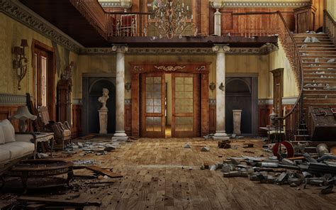 Grand Entry Hall by sanfranguy on deviantART | Old mansions interior, Abandoned houses, Mansions