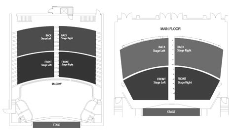 Orpheum Theater Center – Seating Chart