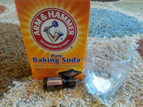 Rug/Carpet Deodorizer... 1/4 cup baking soda 5 drops of your favorite ...