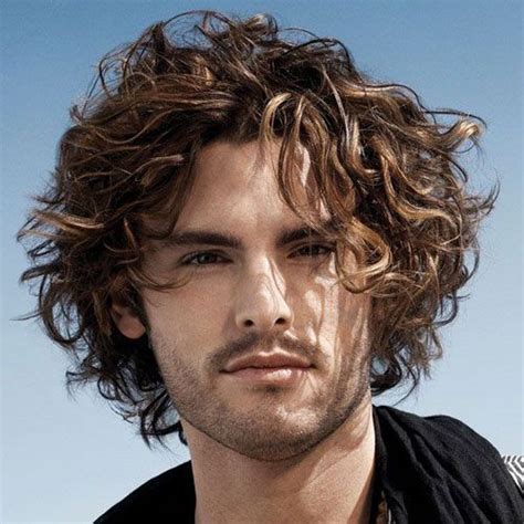 14+ Brilliant Men Curly Hairstyles Long Hair