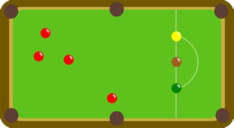 Basic Snooker Table with Balls 4293310 Vector Art at Vecteezy