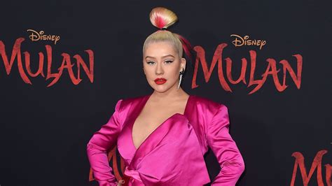 Disney ‘Mulan’ Premiere, Christina Aguilera Hopes Her Kids Will Learn ...