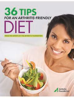 36 DIET FOR AN ARTHRITIS-FRIENDLY - Arthritis Foundation / 36-diet-for ...